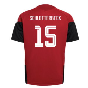 2026-2027 Germany Training Jersey (Red) - Kids (Schlotterbeck 15)