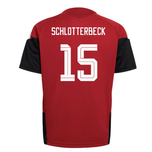 2026-2027 Germany Training Jersey (Red) - Kids (Schlotterbeck 15) 2026-2027 Germany Training Jersey (Red) - Kids (Schlotterbeck 15)