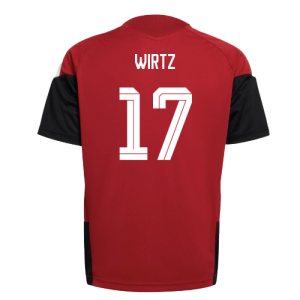 2026-2027 Germany Training Jersey (Red) - Kids (Wirtz 17)