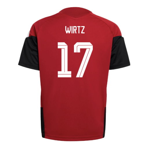 2026-2027 Germany Training Jersey (Red) - Kids (Wirtz 17)