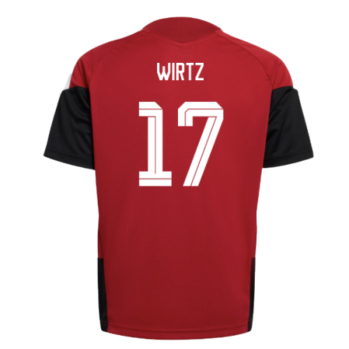 2026-2027 Germany Training Jersey (Red) - Kids (Wirtz 17)