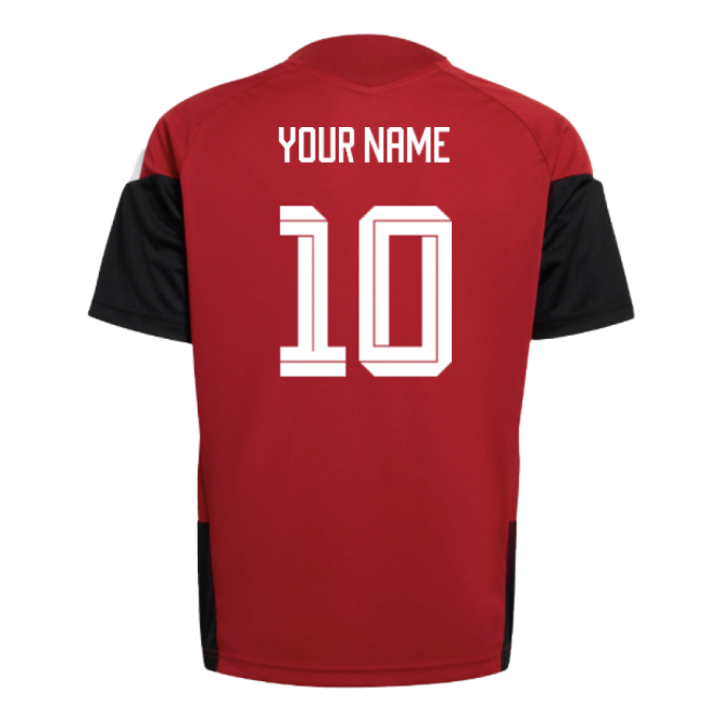 2026-2027 Germany Training Jersey (Red) - Kids (Your Name)