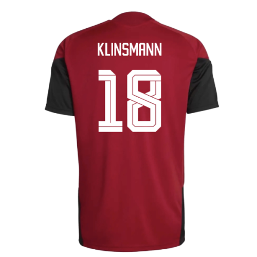 2026-2027 Germany Training Jersey (Red) (Klinsmann 18)
