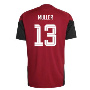 2026-2027 Germany Training Jersey (Red) (Muller 13)
