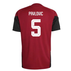 2026-2027 Germany Training Jersey (Red) (Pavlovic 5)