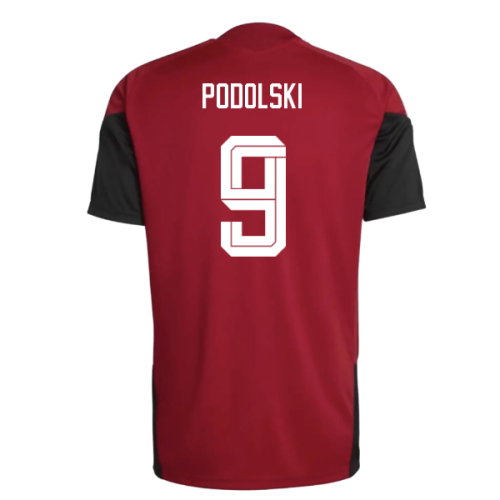2026-2027 Germany Training Jersey (Red) (Podolski 9)