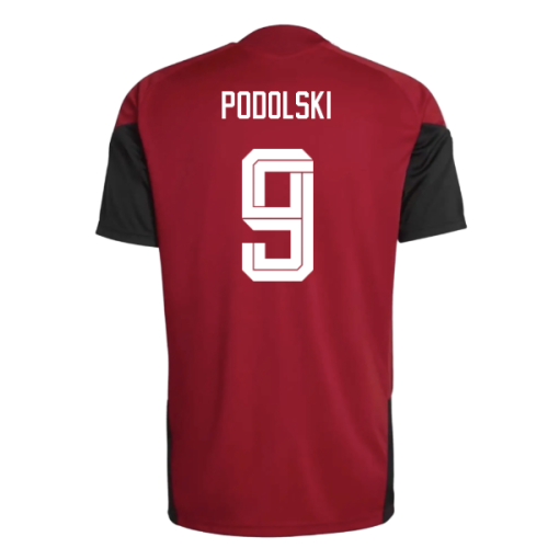 2026-2027 Germany Training Jersey (Red) (Podolski 9)
