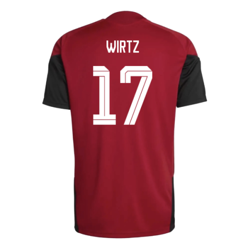 2026-2027 Germany Training Jersey (Red) (Wirtz 17)