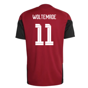 2026-2027 Germany Training Jersey (Red) (Woltemade 11)