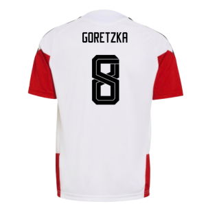 2026-2027 Germany Training Jersey (White) - Kids (Goretzka 8)