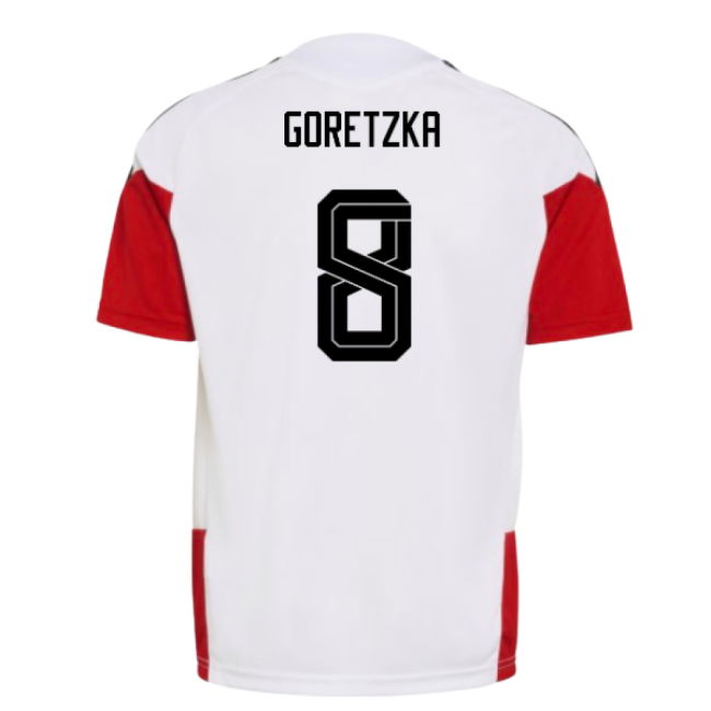 2026-2027 Germany Training Jersey (White) - Kids (Goretzka 8)