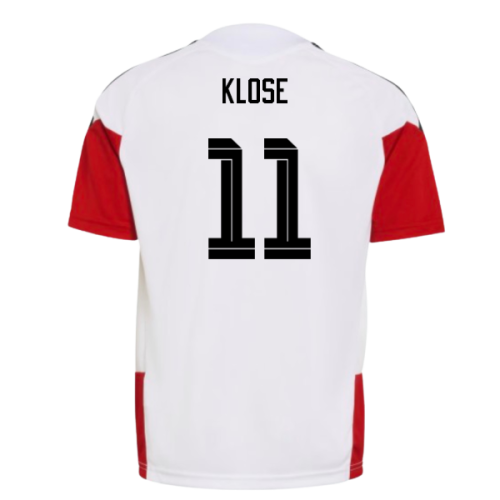 2026-2027 Germany Training Jersey (White) - Kids (Klose 11)