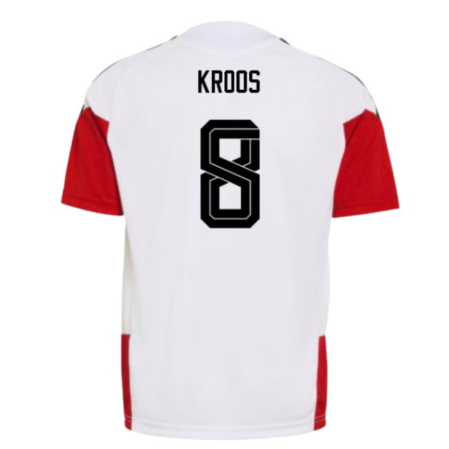 2026-2027 Germany Training Jersey (White) - Kids (Kroos 8)