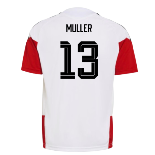 2026-2027 Germany Training Jersey (White) - Kids (Muller 13)