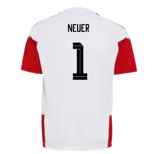 2026-2027 Germany Training Jersey (White) - Kids (Neuer 1)
