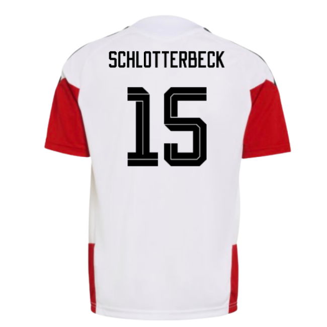 2026-2027 Germany Training Jersey (White) - Kids (Schlotterbeck 15)