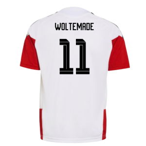 2026-2027 Germany Training Jersey (White) - Kids (Woltemade 11)