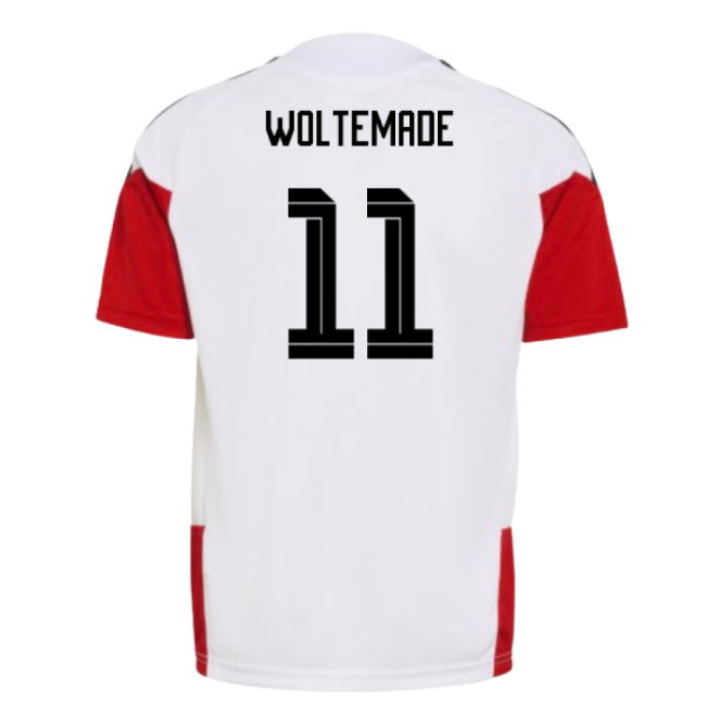 2026-2027 Germany Training Jersey (White) - Kids (Woltemade 11)