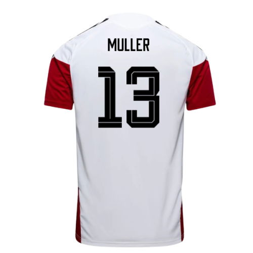 2026-2027 Germany Training Jersey (White) (Muller 13)