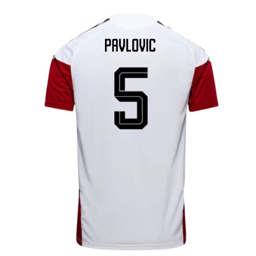 2026-2027 Germany Training Jersey (White) (Pavlovic 5)