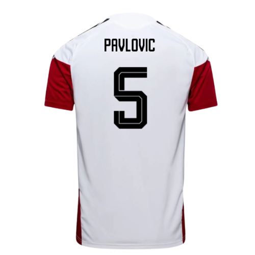 2026-2027 Germany Training Jersey (White) (Pavlovic 5)