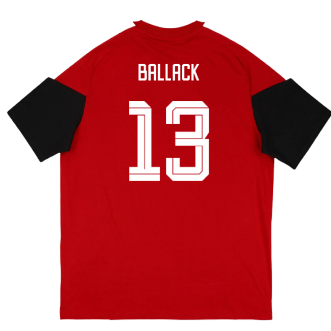 2026-2027 Germany Training Tee (Red) (Ballack 13)