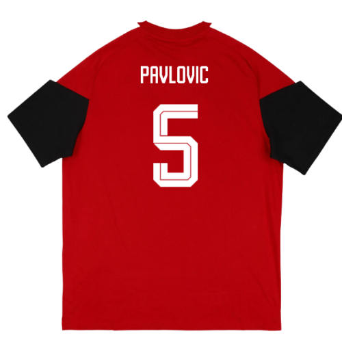 2026-2027 Germany Training Tee (Red) (Pavlovic 5)