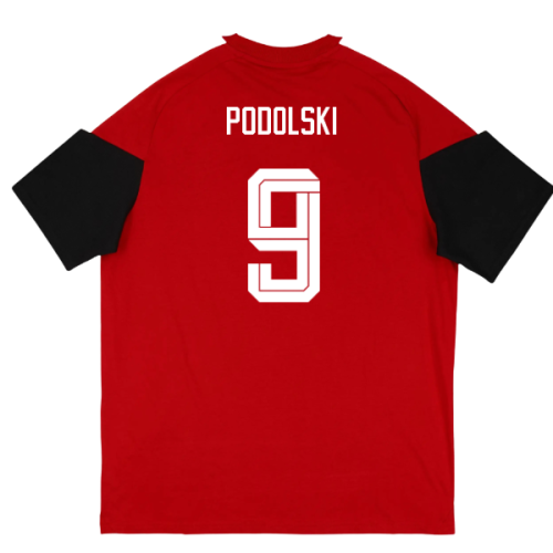 2026-2027 Germany Training Tee (Red) (Podolski 9)