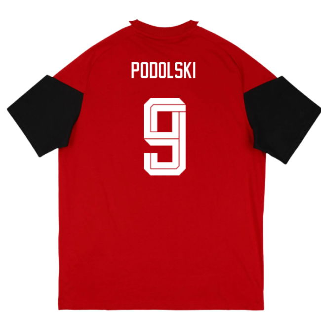 2026-2027 Germany Training Tee (Red) (Podolski 9)