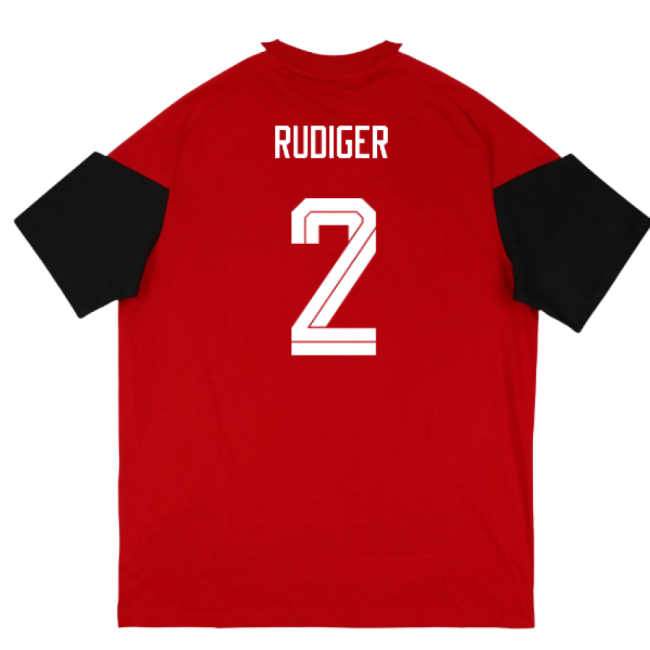 2026-2027 Germany Training Tee (Red) (Rudiger 2)