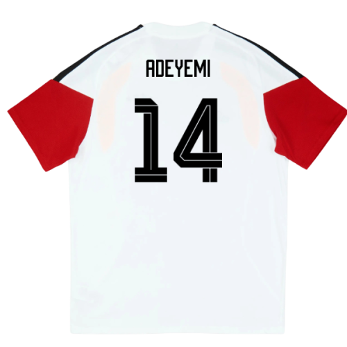 2026-2027 Germany Training Tee (White) - Kids (Adeyemi 14)