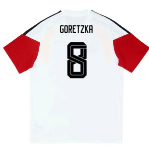 2026-2027 Germany Training Tee (White) - Kids (Goretzka 8)