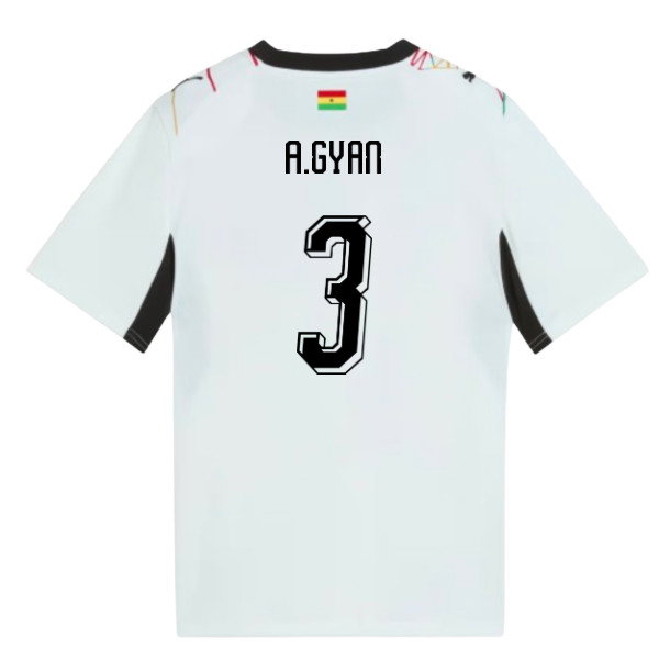 2026-2027 Ghana Home Shirt (Kids) (A.Gyan 3)