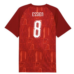 2026-2027 Ghana Warm Up Jersey (Dark Crimson) (Essien 8)
