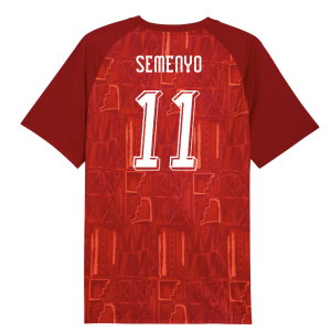 2026-2027 Ghana Warm Up Jersey (Dark Crimson) (Semenyo 11)