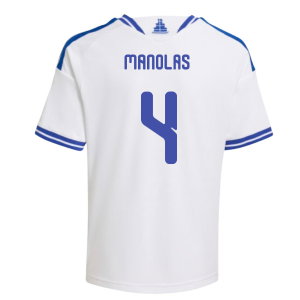 2026-2027 Greece Home Shirt (Kids) (Manolas 4)