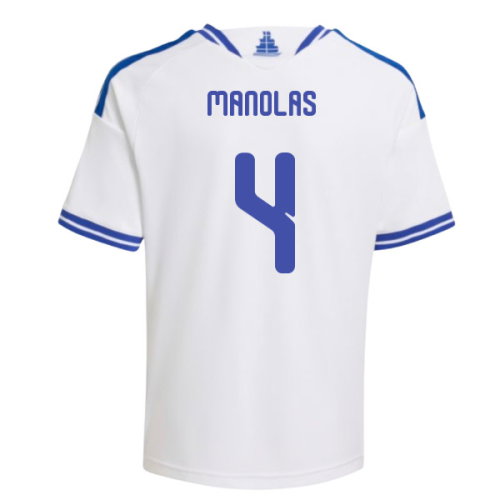2026-2027 Greece Home Shirt (Kids) (Manolas 4)