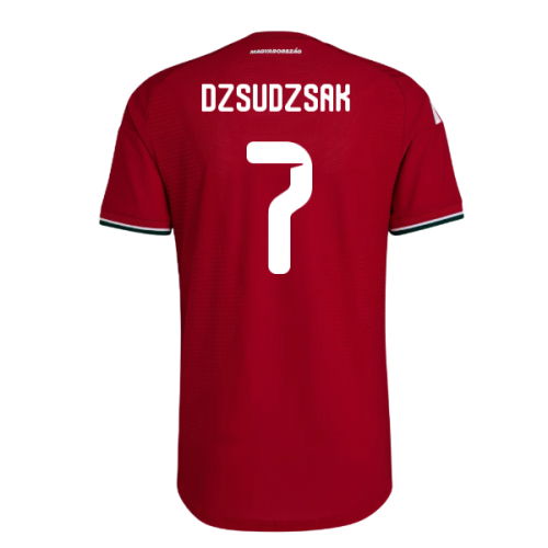 2026-2027 Hungary Authentic Home Shirt (Dzsudzsak 7)