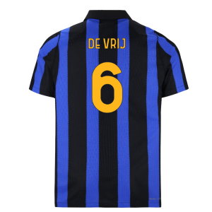 2026-2027 Inter Milan Aero-Fit Authentic Home Shirt (De Vrij 6)
