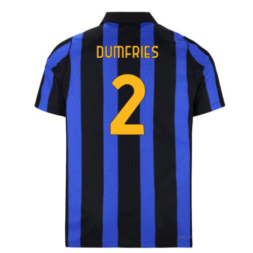 2026-2027 Inter Milan Aero-Fit Authentic Home Shirt (Dumfries 2)