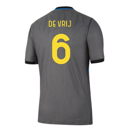 2026-2027 Inter Milan Authentic Third Shirt (De Vrij 6)