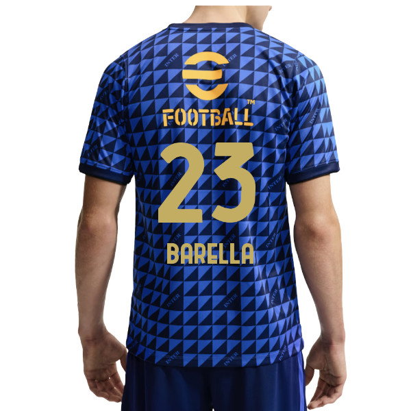 2026-2027 Inter Milan Pre-Match Shirt (Blue) (Barella 23)