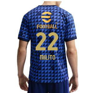 2026-2027 Inter Milan Pre-Match Shirt (Blue) (Milito 22)