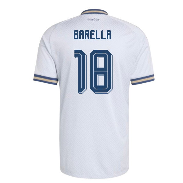 2026-2027 Italy Authentic Away Shirt (Barella 18)