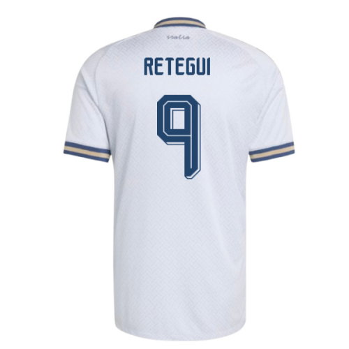 2026-2027 Italy Authentic Away Shirt (Retegui 9)