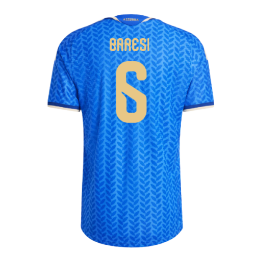 2026-2027 Italy Authentic Home Shirt (Baresi 6)