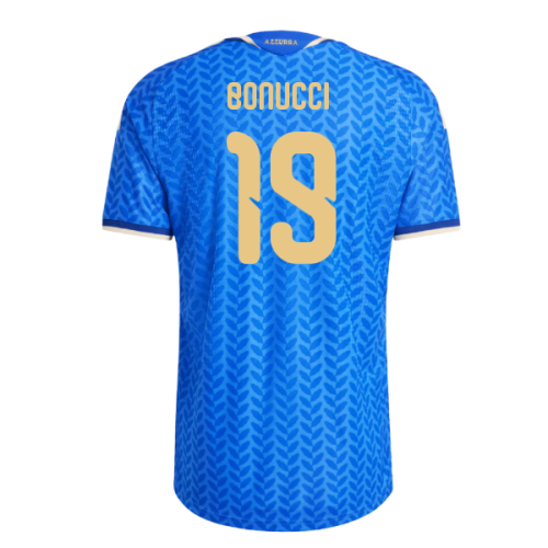 2026-2027 Italy Authentic Home Shirt (Bonucci 19)