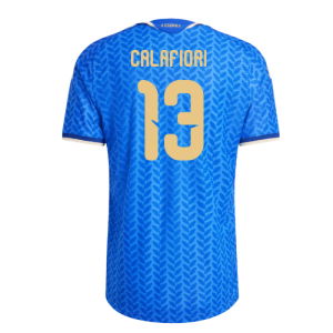 2026-2027 Italy Authentic Home Shirt (Calafiori 13)