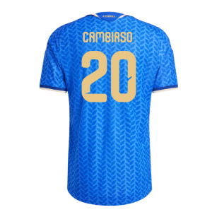 2026-2027 Italy Authentic Home Shirt (Cambiaso 20)
