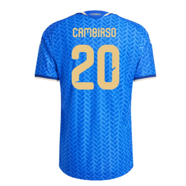 2026-2027 Italy Authentic Home Shirt (Cambiaso 20)